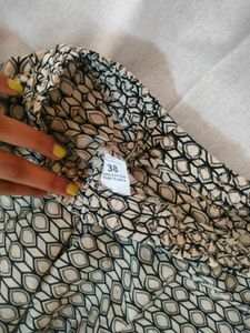 Black And White Kurta Set