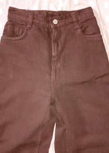 Straight Fit Brown Jeans 🤎
