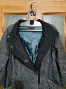 🇳🇿💫🎀Elegant Gray Wool Coat