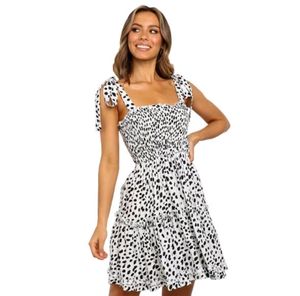 Cow Print Mini Dress