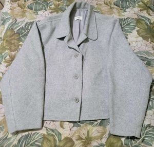 Grey Cropped Jacket