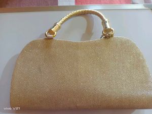 Golden Wedding Bag