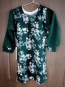 Green Floral Print Piece Set