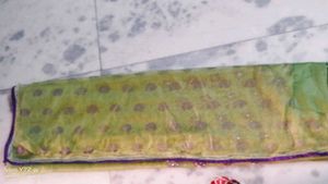 Heavy Embroidery Work Net Saree