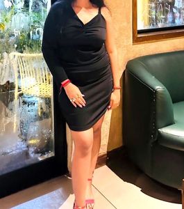 Ketch Black Bodycon Dress | Size Xl