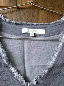 Denim Grey Top