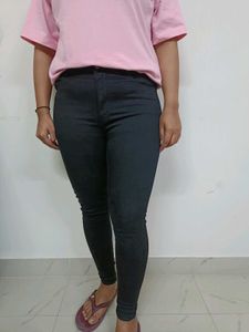 Ginger Denim Skinny Jeans - Black