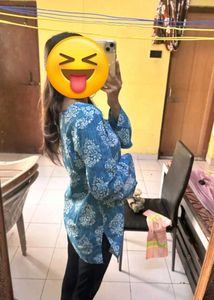 Floral Print Kurta