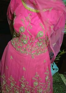 Pink 🩷 Gown/Anarkali Suit &#34;Women&#34; I 36in