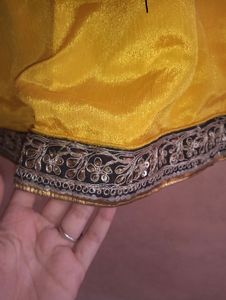 Yellow Kurti with Embellishments