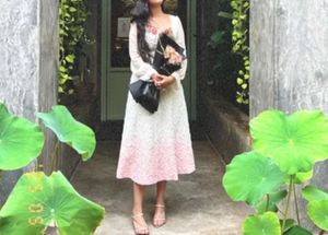 pink dress by savana