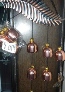 Golden Leaf 8bell Wind Chime Soothing With Sound