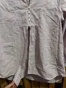 Striped Button-Down Top