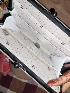 Sparkly Silver Clutch