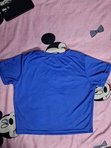 Blue Crop Top New
