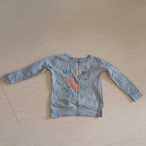 Cute Pink UCB + Grey Unicorn Sweatshirt