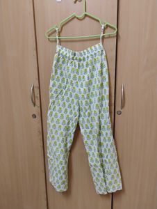 Floral Print Top with pants