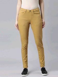 Stylish Mustard Slim Fit Pants