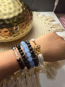 Set Of 5 Bead Bracelets