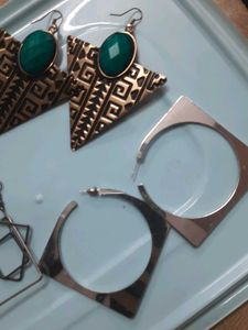 Geometric Earring Comco Of 3