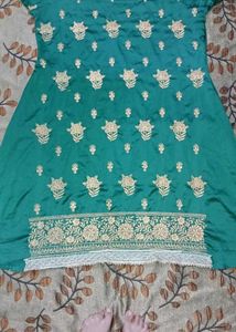 Green Kurti Pajama