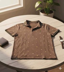 Patterned Polo TShirt
