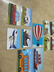 Kids&#39; Transportation Puzzle Set