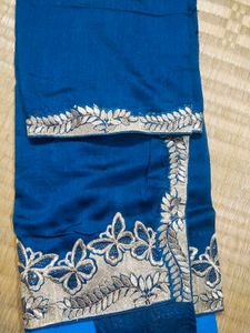 Elegant Blue Saree