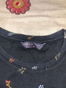 M&amp;S Printed Crop Top