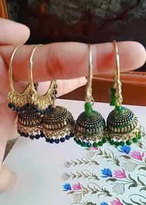 Jhumka Hoop Earrings (COMBO)