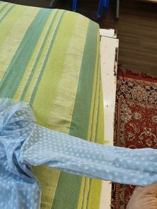 Cute Blue Ruffle Top