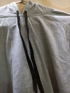 Grey Crop Hoodie (Women)