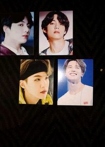 BTS photos cards, taekook and yoonmin