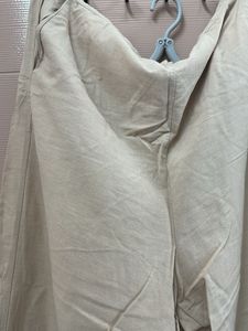 Beige Salwar- Solid