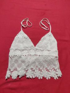 Trendy White Lace Bralette Top 💕 | Stylish & Comf