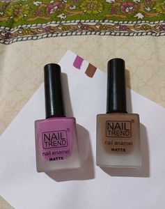 💥🆕️ Matte Nail Polish - Set Of 2