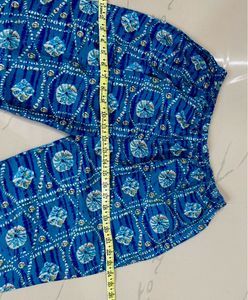 Blue Printed Kurti Set🦋🦋