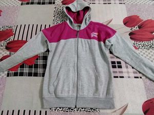 Cute Grey & Baby Pink Jacket