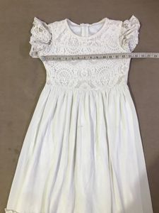 Offwhite Dress For Teenage Girls (Bust- 28/30)