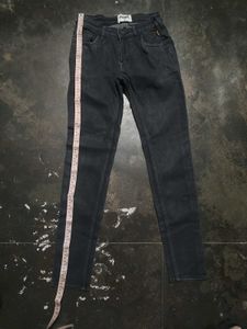 Dark Grey Denim Jeans