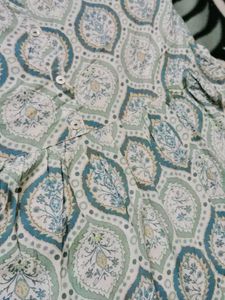 A Blue Frock Top