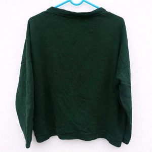 🟢Green Button-Down Cardigan