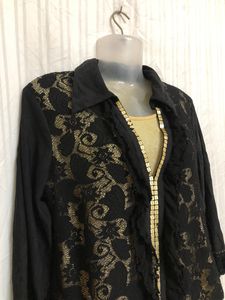 AIH JY FEEL Black Long Sleeve Top