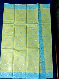 Mirror work saree