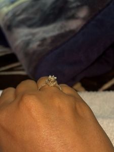 ARTIFICIAL SOLITAIRE RING