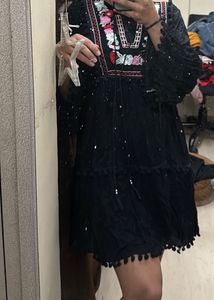 Black Flared Dress