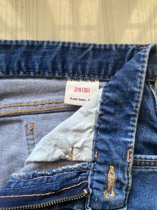 Denim Mini Skirt - Raw Hem