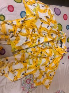 Banana Print Dress