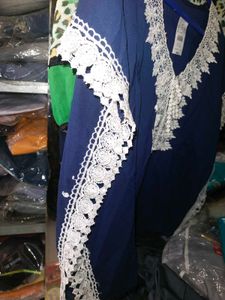 Blue Lace Top