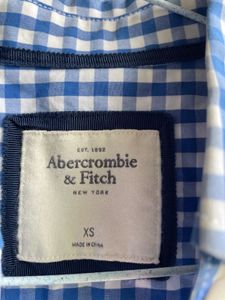 Abercrombie Blue Gingham Shirt